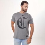 Franela de Algodon estampada Caribes isotipo