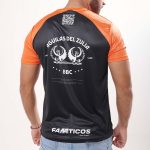 Franelas Aguilas Del Zulia Colección New Arrival  Color Negro/ Naranja - Imagen 3