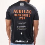 Franelas Aguilas Del Zulia Colección New Arrival Color Negro - Imagen 2