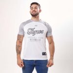 Franelas Unisex Tigres De Aragua  Colección New Arrival  Blanco/Gris - Imagen 2