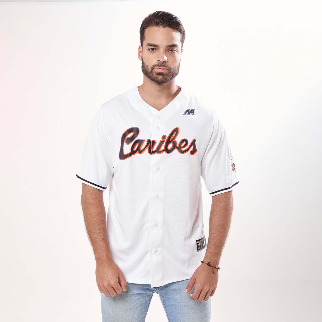 caribesblanca Jersey Oficial Caribes De Anzoategui Home Club - Blanca - Imagen 1
