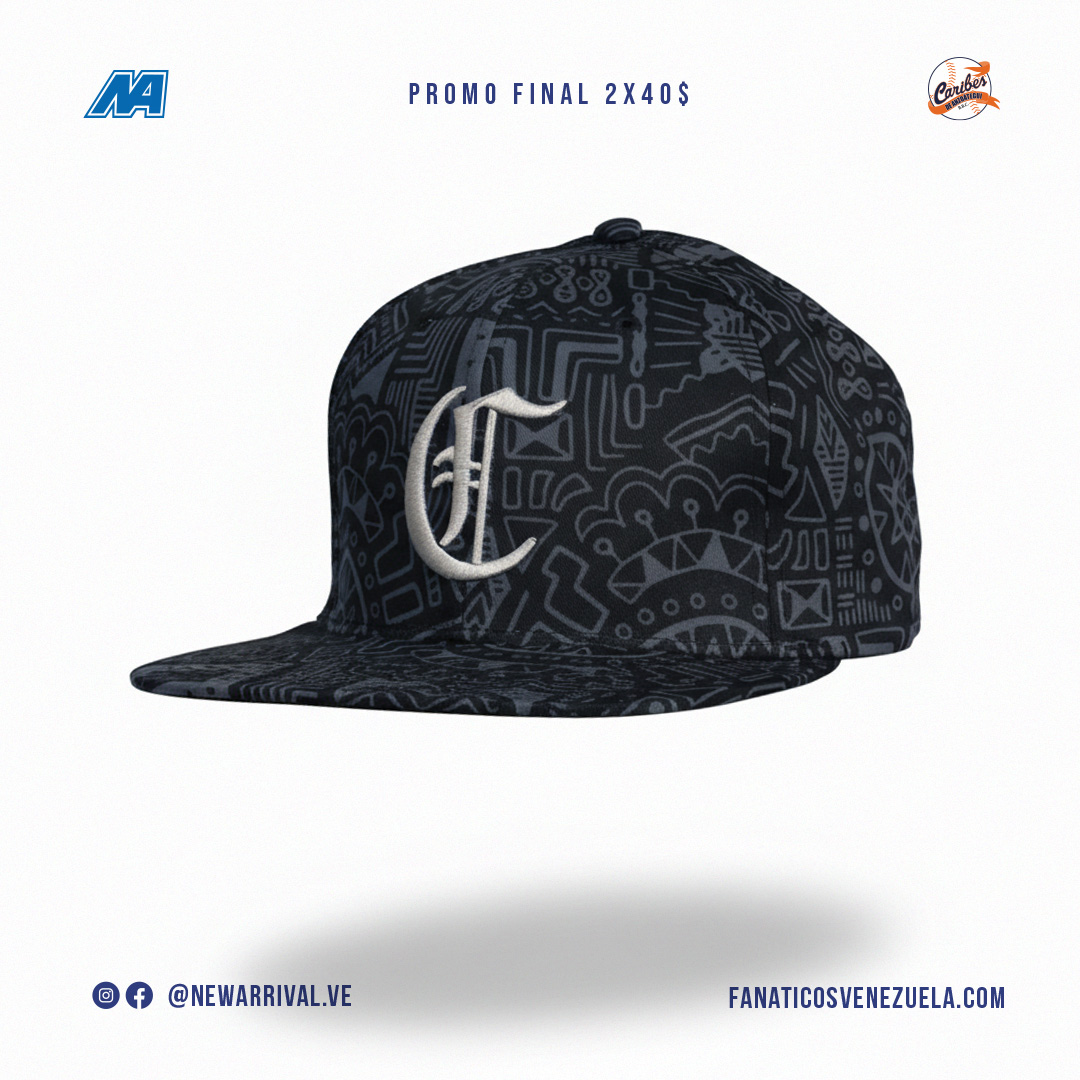 gorra-6 Gorra Caribes de Anzoátegui Negro - Imagen 1