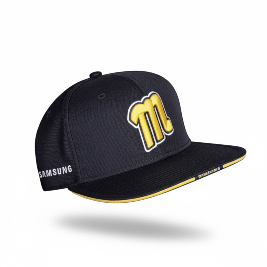 magallanes-negra-amarillo Gorra Magallanes Black - Imagen 1