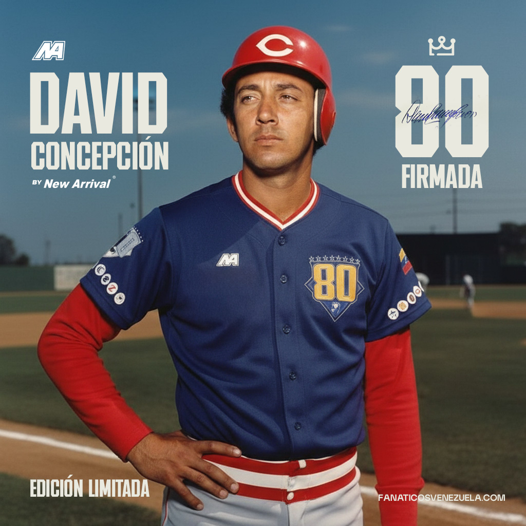 david-firmada Jersey de Colección David Concepción 80 años Edición Limitada Firmada - Imagen 1