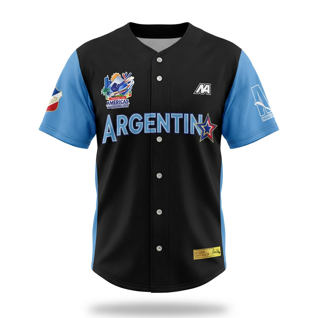 ar-3 Jersey Argentina Serie de las Americas - Imagen 1