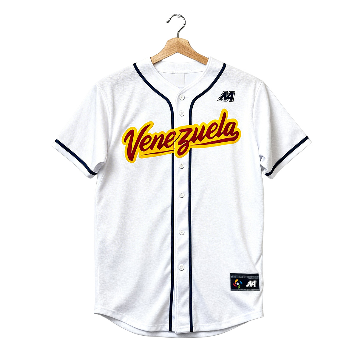 fanaticos-venezuela Jersey Venezuela Clasico Mundial Blanca Version New Arrival - Imagen 1