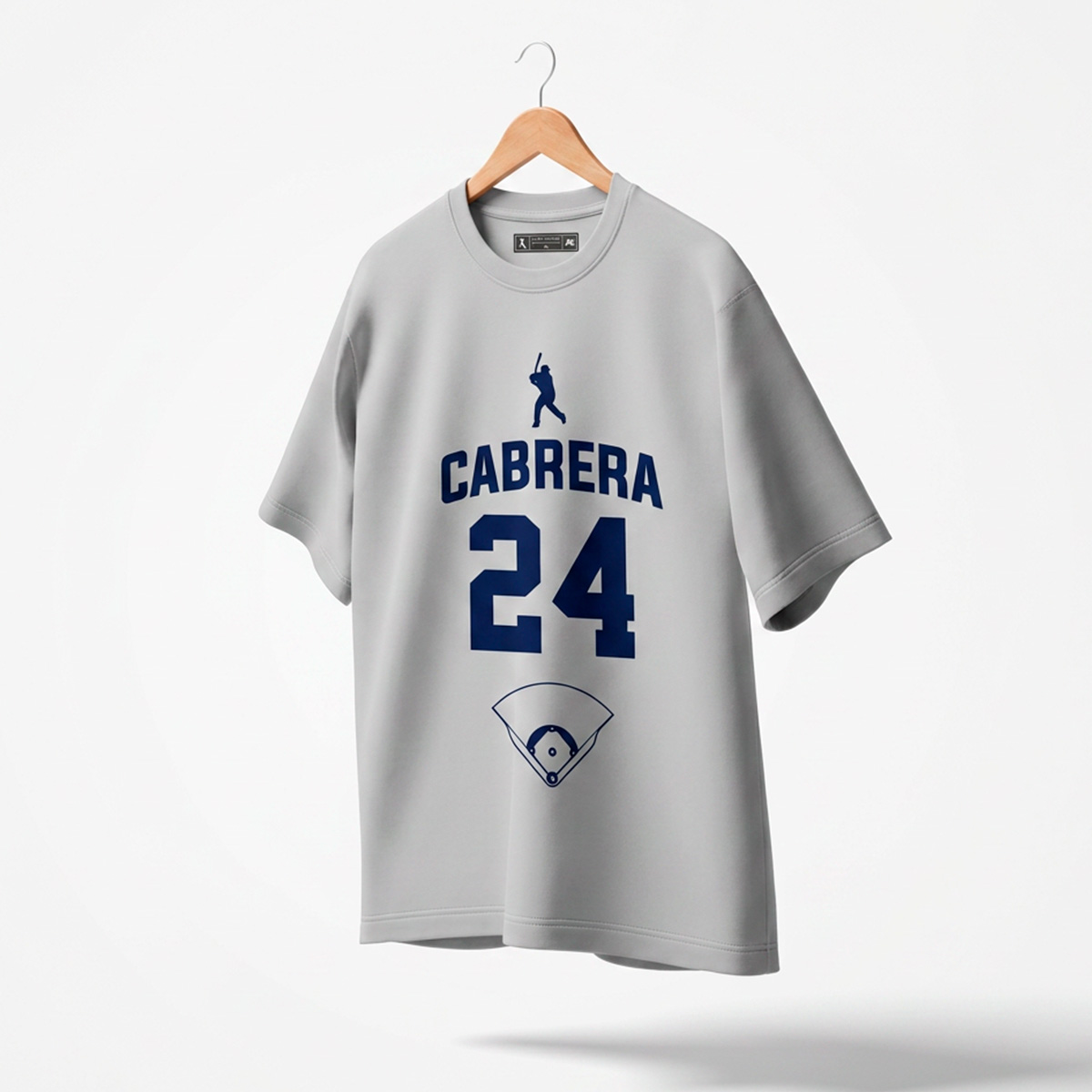 f5 Franela Miguel Cabrera C24 by New Arrival - Grey - Imagen 1